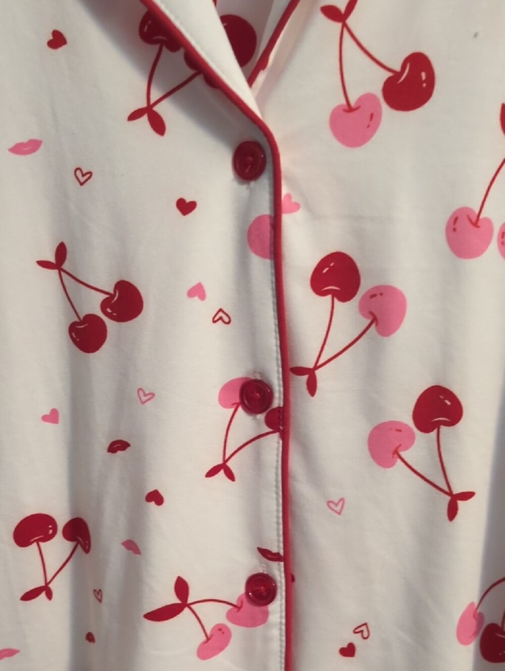 Women's Pajama Set Long sleeve Top And Shorts - Picture 6 of 8